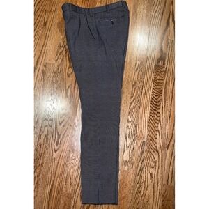 LOUIS CASTEL Golf Pants Slacks Men's 34x34 Unhemmed  Black Trouser NWOT